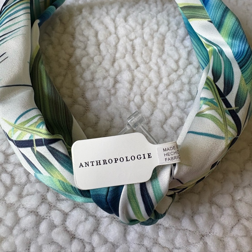 Anthropologie Tropical Print Headband - Picture 6 of 8
